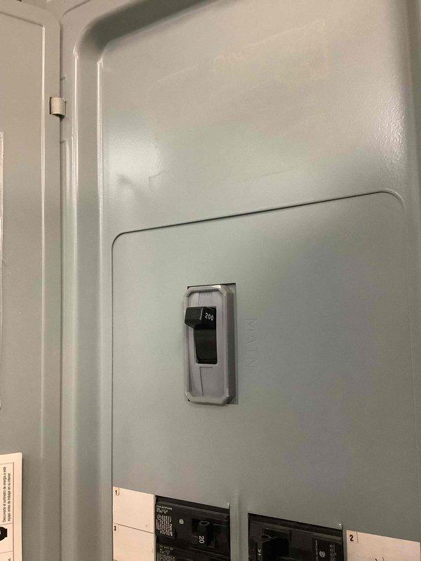 Conducted on-site assessment at commercial restaurant facility to provide generator installation estimate. Evaluated existing electrical infrastructure including main service panel with 20-amp breaker configuration and utility metering system. Documented current electrical capacity via Centron watthour meter and inspected available panel space for generator transfer switch integration. Photographed electrical distribution components to determine proper sizing requirements and connection points for standby generator system installation.