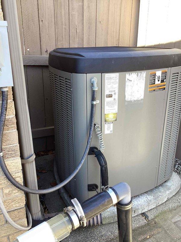 Completed annual cooling maintenance on residential HVAC system. Replaced heavily soiled air filter showing significant dust and debris accumulation, installed new evaporator pad, and performed standard ACM inspection of outdoor condenser unit including verification of refrigerant lines, electrical connections, and overall system operation.