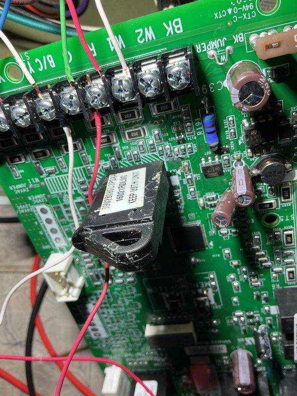 Replaced defective control board for the second time within a twelve-month period. Performed comprehensive system diagnostic to identify potential underlying causes contributing to premature board failure, including checking for voltage irregularities, proper grounding, and environmental factors that may be damaging electronic components.
