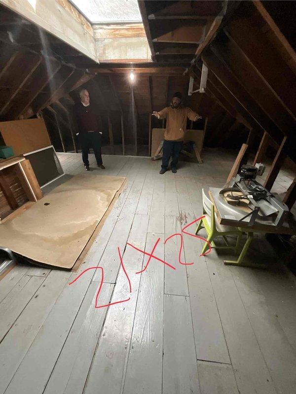 Conducted site assessment for mini-split air conditioning system installation at residential property. Evaluated attic space for indoor air handler placement and routing of refrigerant lines, inspecting structural support and clearances. Assessed interior living space below arched window for outdoor condenser unit location and determined optimal placement for efficient operation and minimal visual impact.