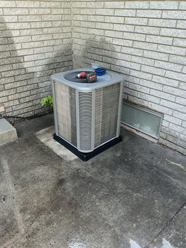 Completed annual preventative maintenance on residential air conditioning condenser unit. Performed comprehensive system inspection including electrical connections, refrigerant levels, and component operation. All testing instruments confirmed unit is operating within manufacturer specifications, and system is ready for cooling season.