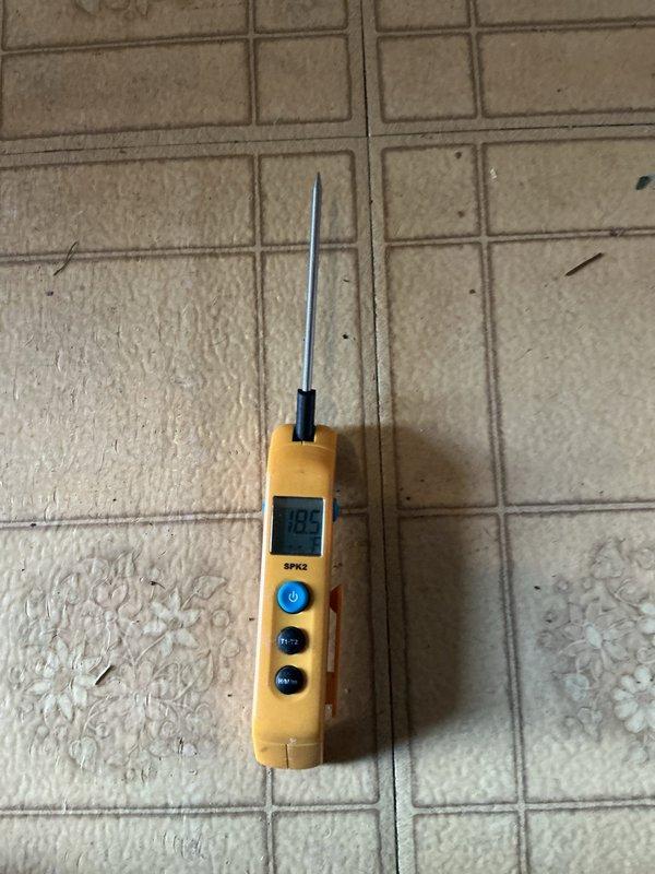 Responded to callback for 6-month-old air conditioning unit experiencing short cycling (4-minute intervals) and unusual noise that developed after earlier service visit same day. Upon arrival, performed comprehensive system diagnostics using Fieldpiece SMAN manifold gauge to measure refrigerant pressures, temperatures, and system performance parameters. Conducted thorough inspection of R-454B refrigerant system, checking for proper charge levels, pressures, and potential leaks. Utilized digital measurement tools to assess system temperatures and verify proper operation of components. Monitored superheat and subcooling values to ensure refrigerant charge was within manufacturer specifications. Identified and addressed the source of abnormal noise and short cycling condition. Verified all electrical connections, compressor operation, and control board functionality. System tested and confirmed operating properly with normal run cycles restored and noise eliminated.