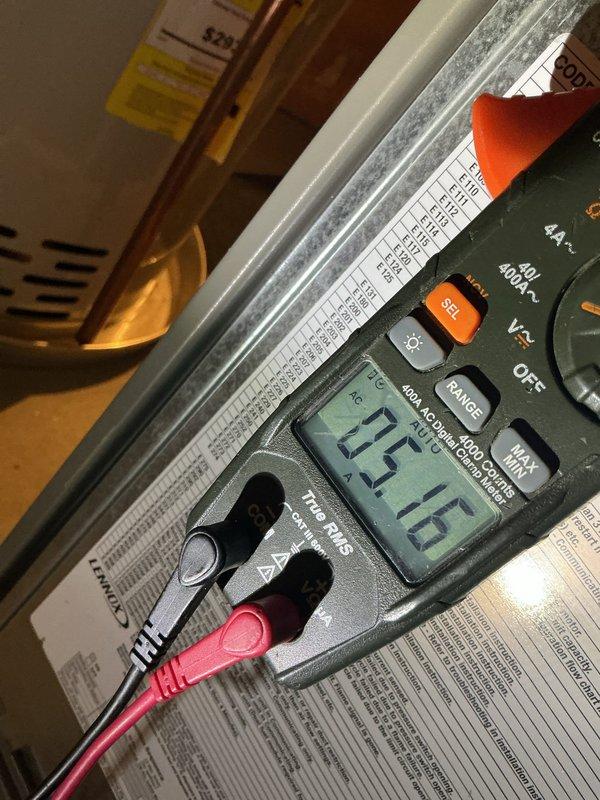 Completed annual cooling maintenance on Lennox HVAC system. Performed comprehensive system diagnostics including electrical measurements at air handler, verified proper voltage and amperage readings. Inspected thermostat operation and confirmed accurate temperature control, humidity monitoring, and scheduling functions displaying correctly. Noted filter replacement needed and documented equipment condition with photos. System operating within normal parameters at time of service.