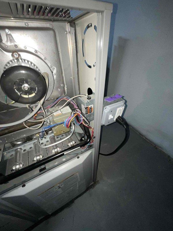 Conducted comprehensive full system estimate for 21-year-old Comfortmaker HVAC system in residential basement installation. Evaluated existing furnace unit, ductwork configuration, and overall system performance to provide replacement recommendations, with documented interior component inspection including blower motor assembly and control board assessment. Scheduled appointment accommodated requested late afternoon arrival window for customer convenience.