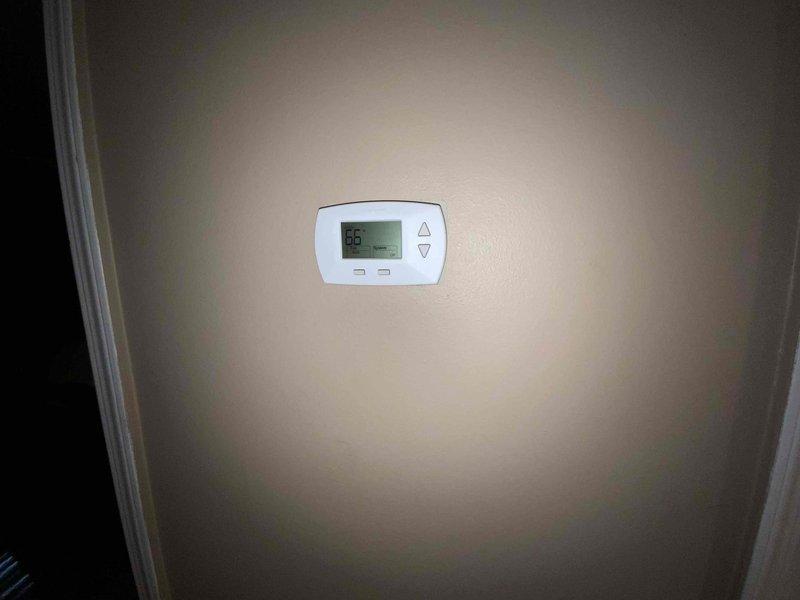 Provided estimate for replacement of 25-year-old natural gas furnace and water heater located in main level mechanical room. Current water heater is non-operational while furnace remains functional. Equipment is installed in confined utility closet with existing PVC venting and requires replacement due to age and water heater failure.
