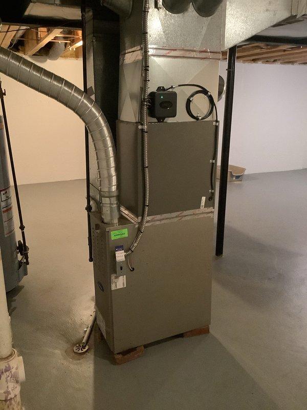 Successfully installed 2.5-ton air conditioning unit with matching evaporator coil in rear position of existing furnace system. Completed all mechanical and electrical connections, reconnected refrigerant lines, and verified proper system operation. Mechanical and electrical permits were obtained prior to installation, and all work was completed to code specifications.