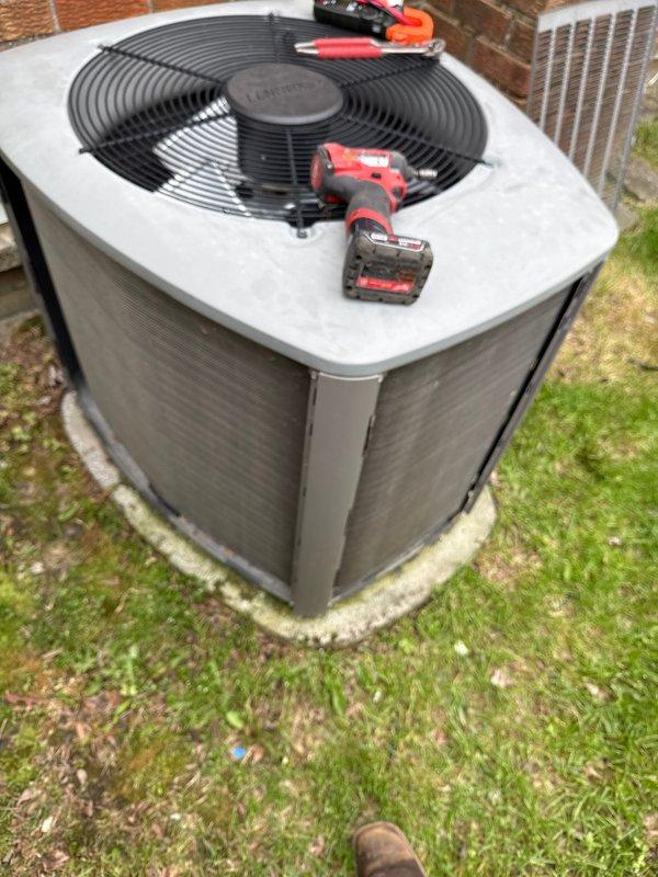 Completed annual cooling maintenance on residential Trane air conditioning system. Performed comprehensive inspection of outdoor condensing unit, checked refrigerant levels, cleaned condenser coils, verified proper fan operation, and ensured all electrical connections were secure. Unit operating within normal parameters with no issues identified.