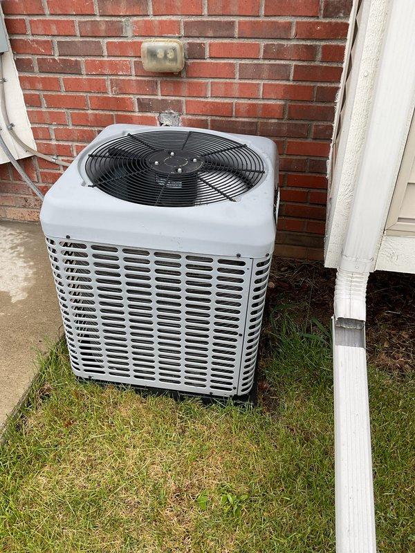Completed annual cooling maintenance on Luxaire outdoor condensing unit. Performed comprehensive system inspection, verified unit operation, and documented equipment condition with photos. Unit found in good working order with no significant issues noted.