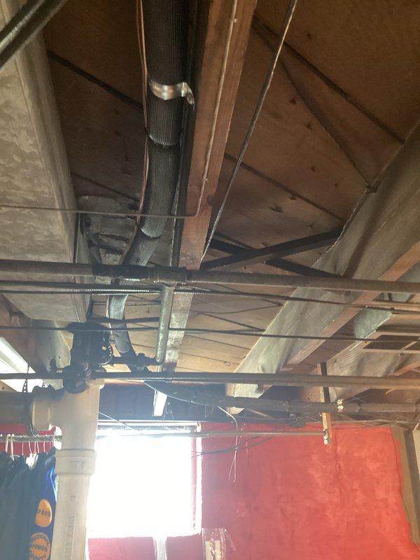 Completed full HVAC system installation including a 90,000 BTU furnace and 3-ton air conditioning unit in basement mechanical room. Installed humidifier, ran ductwork and electrical connections, and reconnected all necessary utilities. All required mechanical and electrical permits obtained prior to installation, with equipment positioned for rear yard condenser placement and proper code compliance.