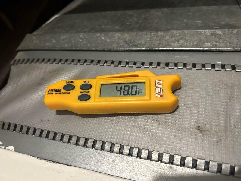 Completed annual cooling maintenance on residential AC system. Performed comprehensive inspection of outdoor condenser unit, verified proper operation, and documented system temperatures. Changed air filter per maintenance schedule.