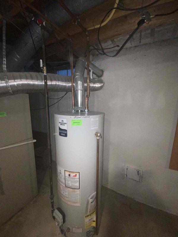 Provided comprehensive estimate for complete HVAC system replacement in mid-to-large residential property, including natural gas furnace, air conditioning unit, and humidifier for basement installation serving 2000-3000 square feet. Assessed existing 20+ year old heating and cooling equipment currently operational but nearing end of service life. Documented existing mechanical room layout, ductwork configuration, and utility connections to determine proper equipment sizing and installation requirements for new system.