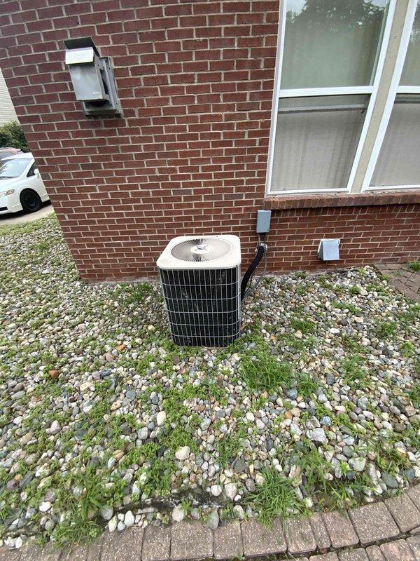 Completed full system estimate for replacement of existing furnace and air conditioning unit. Assessed outdoor AC condenser positioned on exterior brick wall and inspected indoor furnace installation in basement mechanical space. Customer requested immediate replacement timeline. Documented current equipment conditions with photos and provided comprehensive quote for new HVAC system installation.