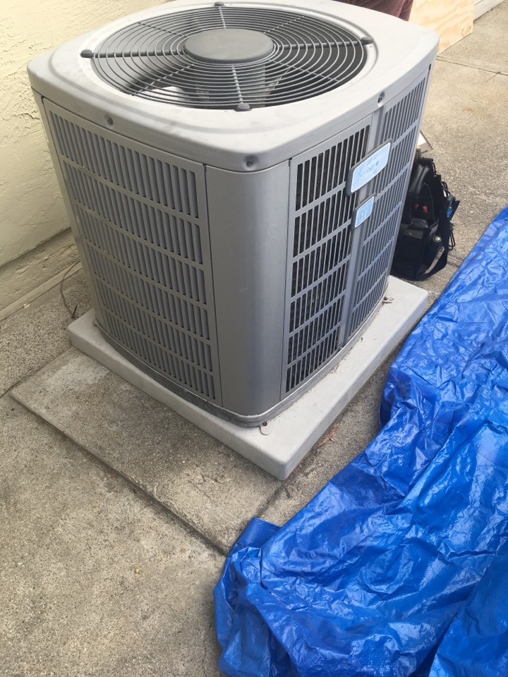 Service call on air conditioner. Performed repair on American Standard air conditioning. 