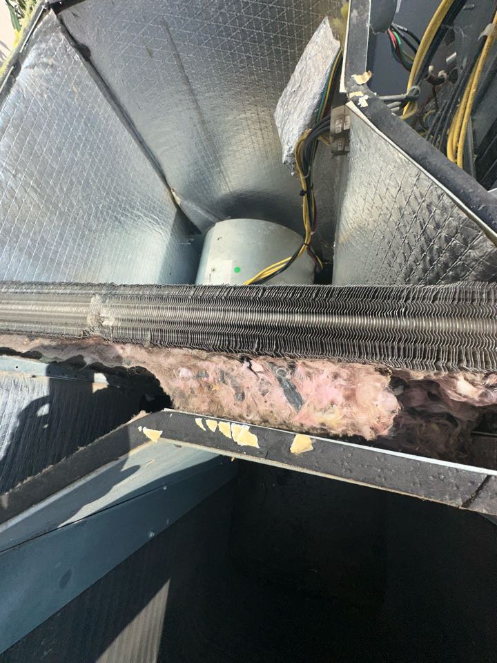 Diagnosed a package unit on a residential property in McKinney Texas