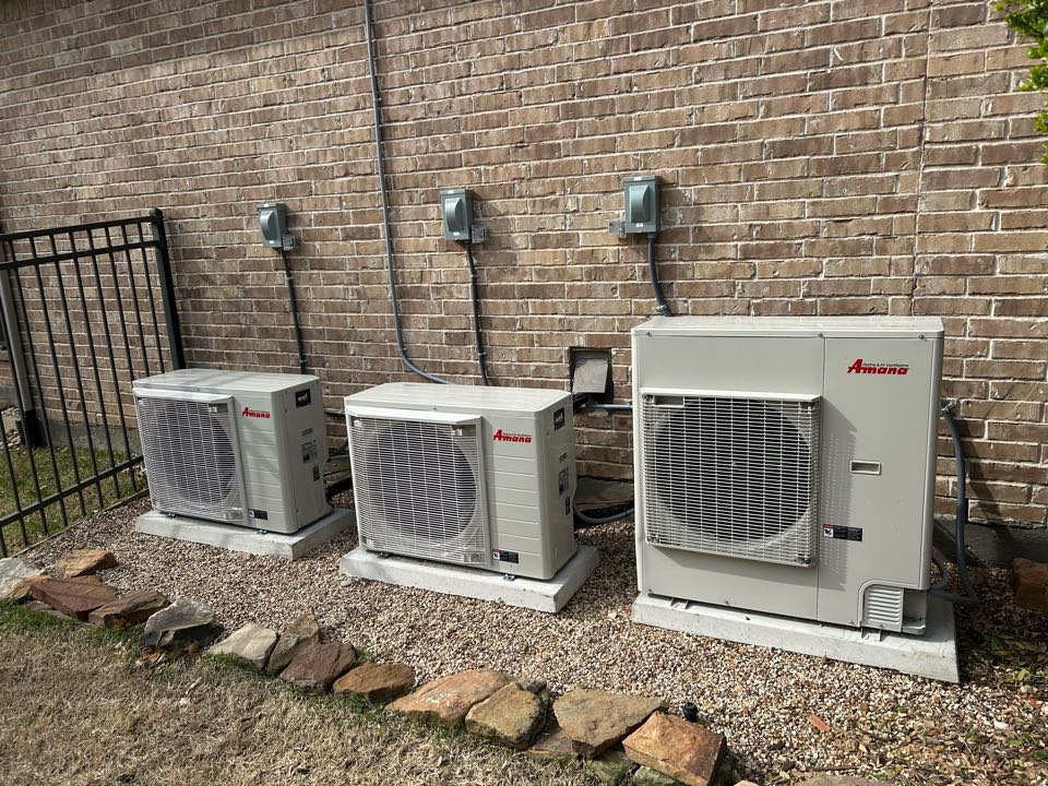 New inverter hvac system install 