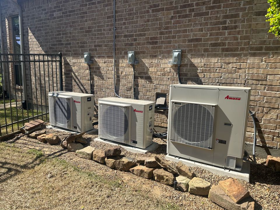 Just finished installing these 3 Amana S Series System for one of our customers out in Lantana, Texas. 