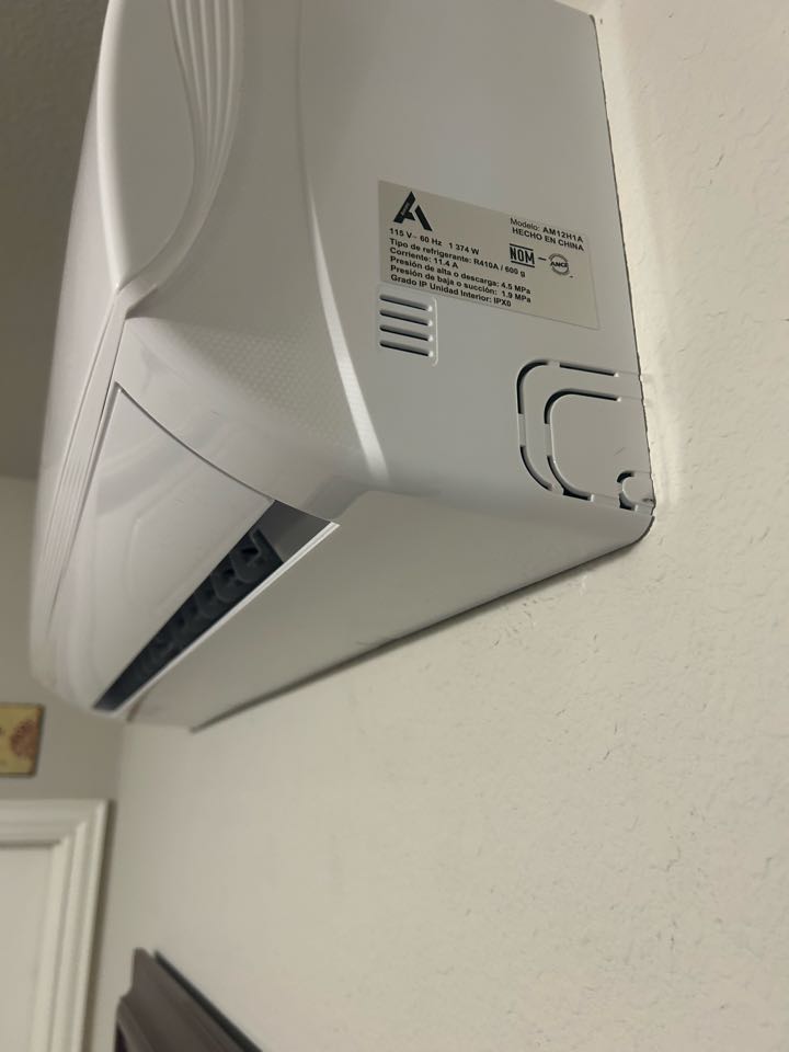 New mini split installation in Northlake, Texas