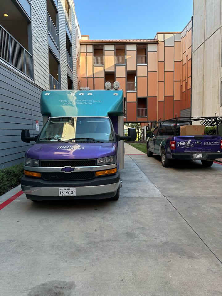 Plumbing repairs in apartments complex. Water heater replacement 