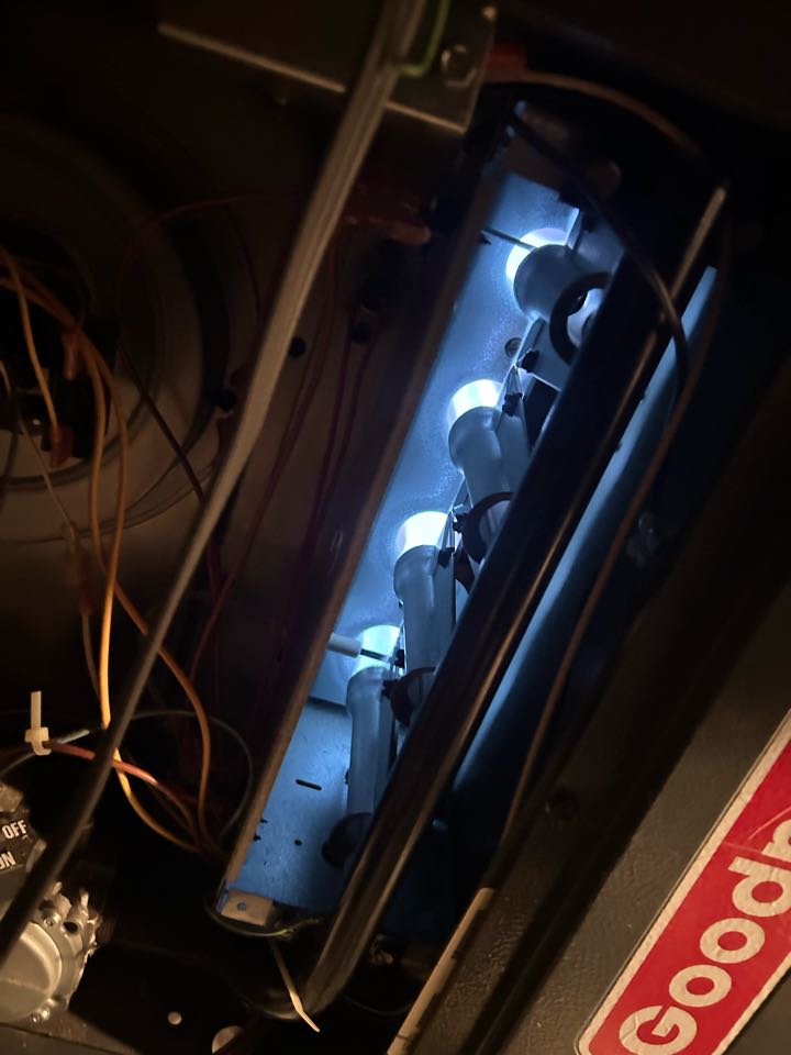 Here in rockwall tx performing fall residential hvac tune up. 