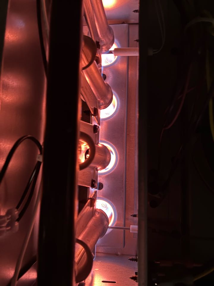 Came out to perform a heat startup in Dallas, Texas