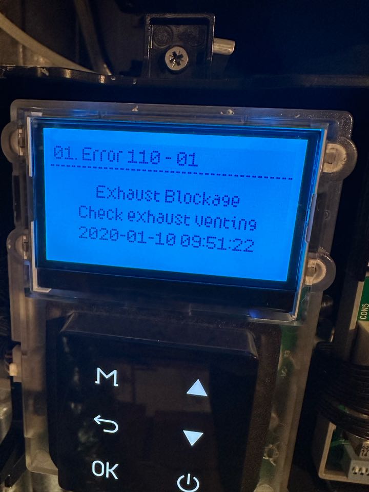 Navien diagnostic/plumbing repair