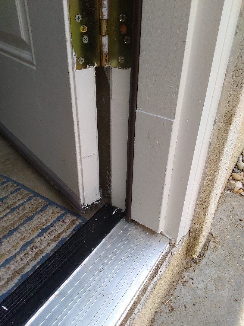 Door jamb rot repair. Door jamb rot repair.