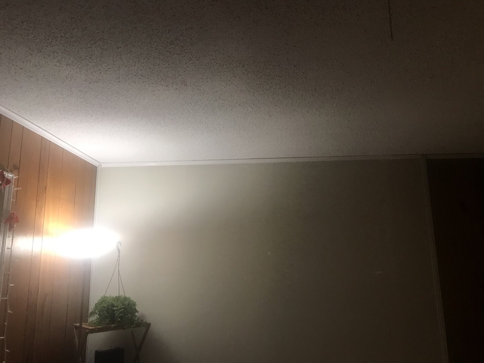 Installed and painted crown in dining room. Installed and painted crown in dining room.