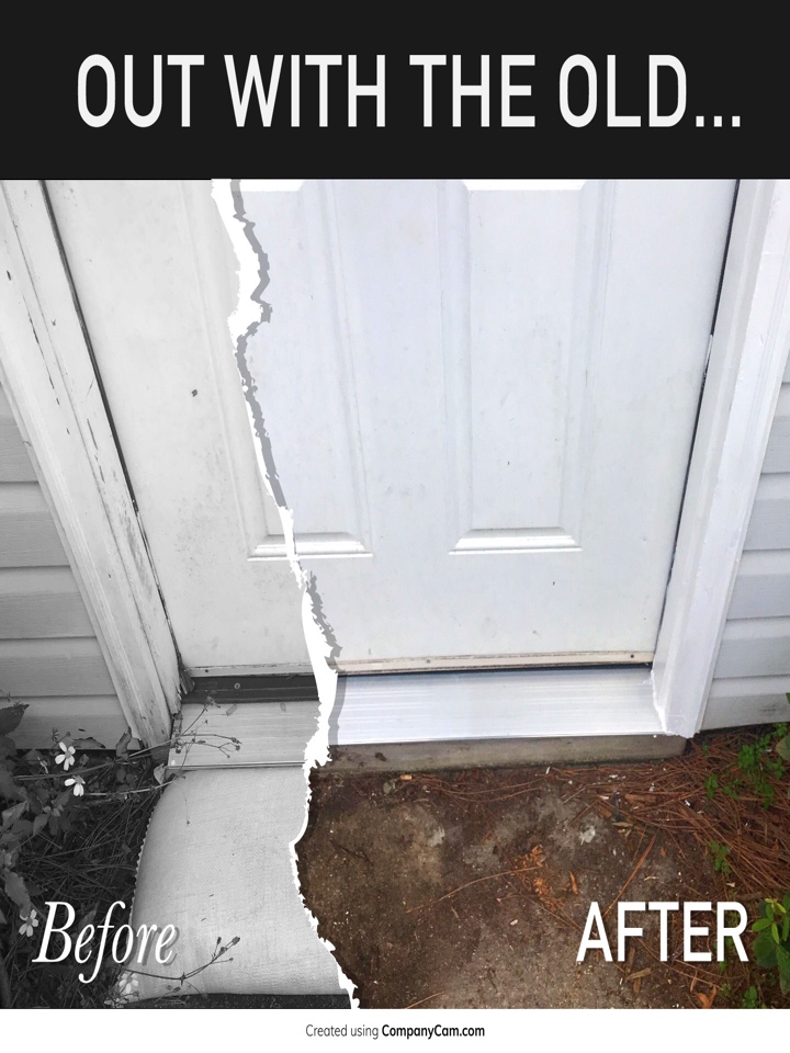 Repaired rot on two door jambs and thresholds. Painted. Neighbor said they were ready for me to come do theirs next. Repaired rot on two door jambs and thresholds. Painted. Neighbor said they were ready for me to come do theirs next.