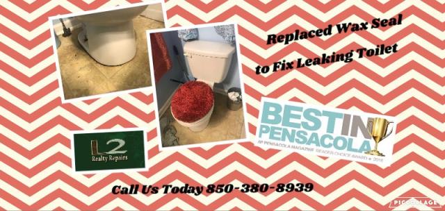 Replaced the wax seal to stop leaking toilet. Replaced the wax seal to stop leaking toilet.