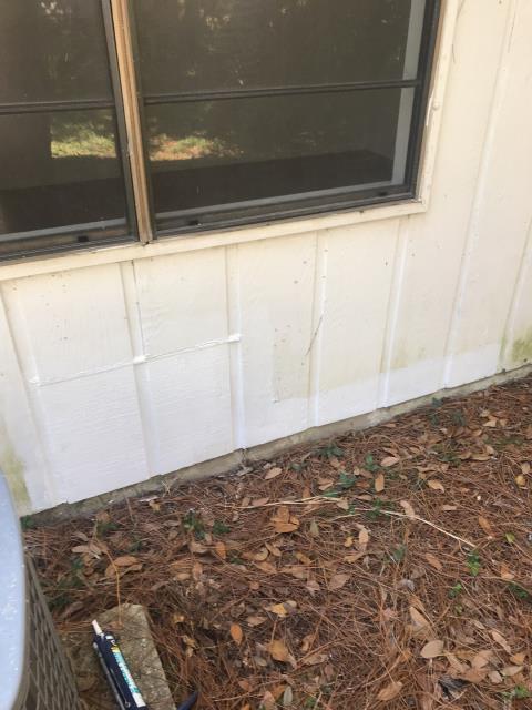 Repaired wood rot on the back of the house and repaired drywall around outlets in home. Repaired wood rot on the back of the house and repaired drywall around outlets in home.