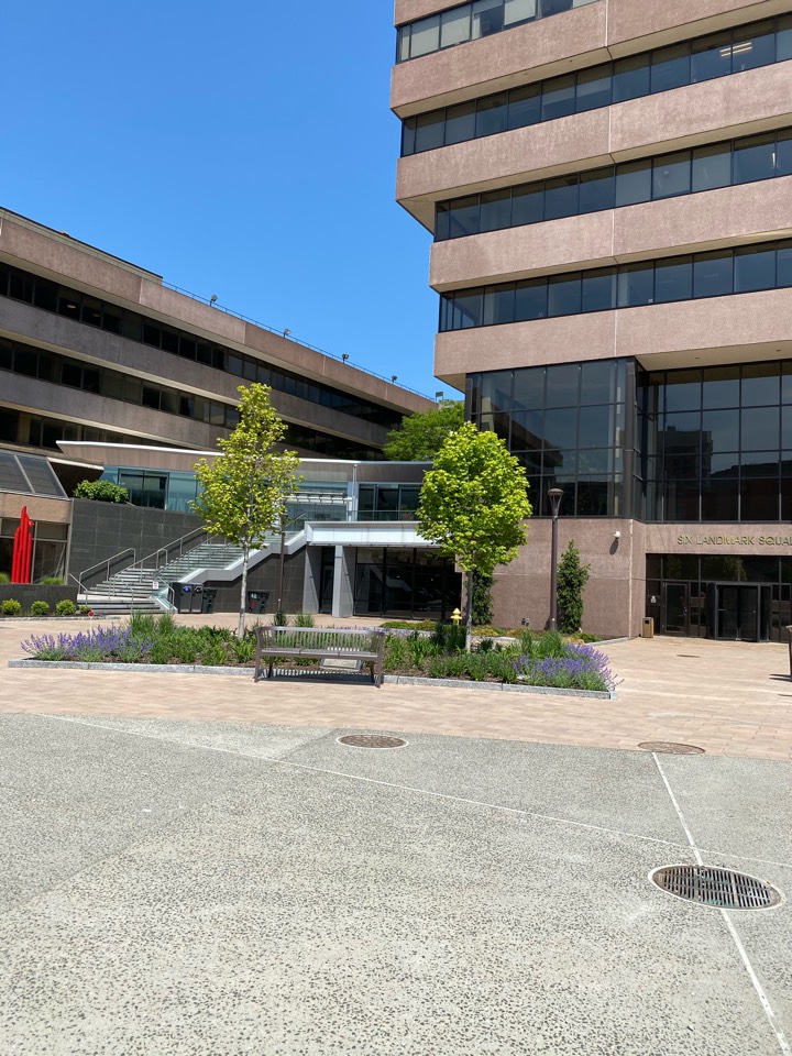 Stamford, CT - Enjoying a nice little break in Veteran’s Park, beautiful outdoor space just outside our building. Stamford, CT - Enjoying a nice little break in Veteran’s Park, beautiful outdoor space just outside our building.