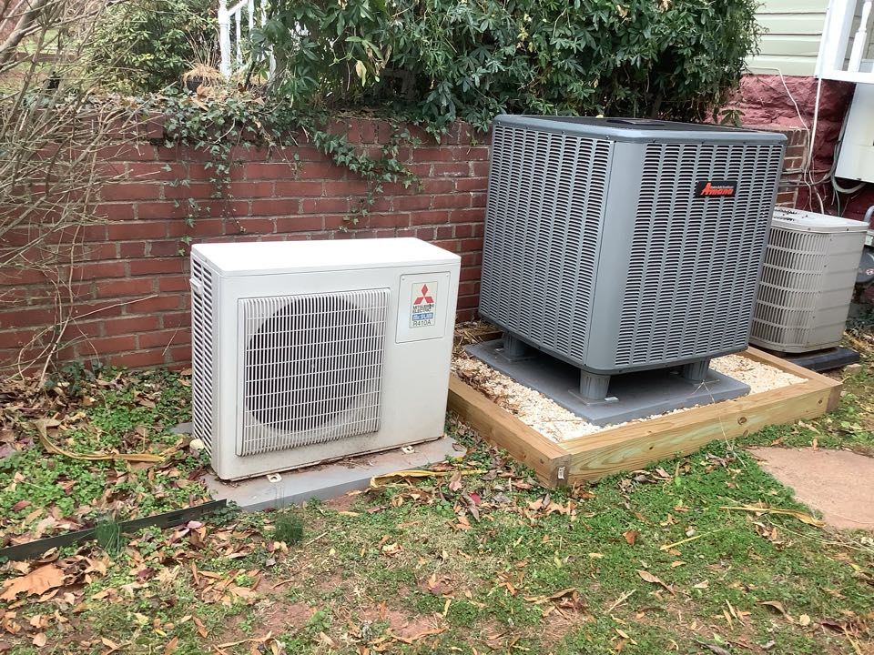 Manassas, VA - Before, Performed Heat Maintenance on Amana Heat Pump, Serviced Mitsubishi Electric Ductless, Heating Maintenance, Maintenance Agreement, Service Contract 
