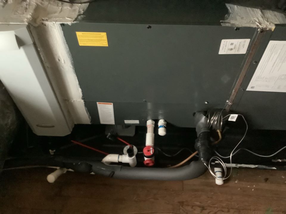 Manassas, VA - Before, Performed Heat Maintenance on Amana Heat Pump, Serviced Mitsubishi Electric Ductless, Heating Maintenance, Maintenance Agreement, Service Contract 