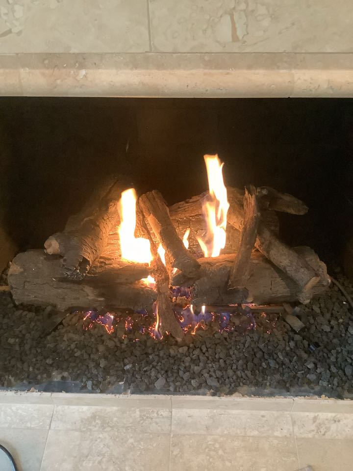 Great Falls, VA - Before, PETERSON REAL-FYRE Gas Log Fireplace, Gas Log Fireplace Maintenance, Gas Log Fireplace Cleaning