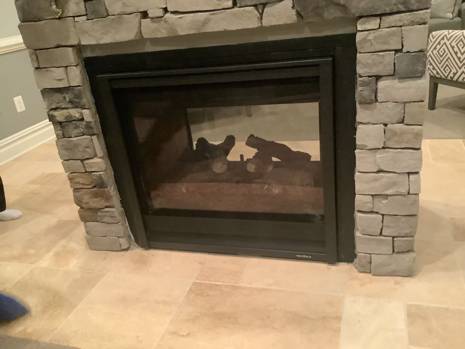Great Falls, VA - Before, Gas Log Fireplace Maintenance, Gas Log Fireplace Cleaning, Gas Fireplace Not Lighting, Gas Fireplace Repair,