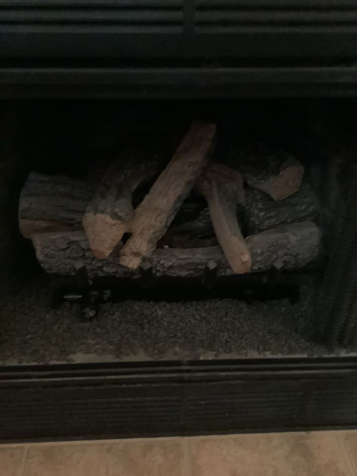 Alexandria, VA - Before, Gas Log Fireplace Maintenance, Rasmussen Gas Fireplace, CHILLBUSTER, Gas Log Fireplace Cleaning