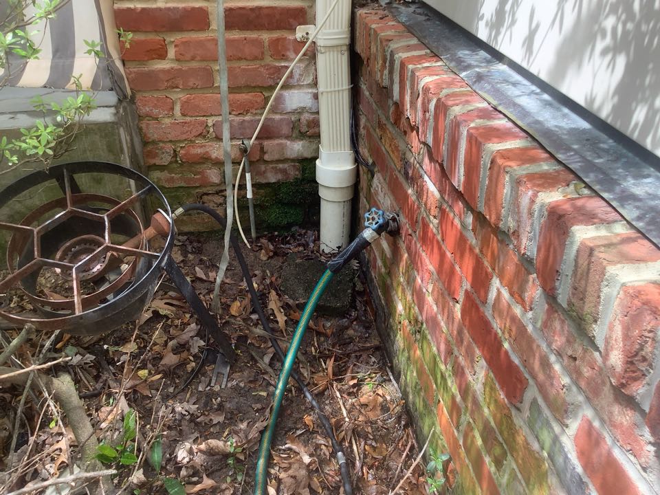 Vienna, VA - Before, Maintenance Agreement, Service Contract, Amana Heat Pump Maintenance, Spring Cooling Maintenance, Water Heater Plumbing Repair Estimate, Outdoor Water Facet Repair Estimate, Media Air Filter Replacement 