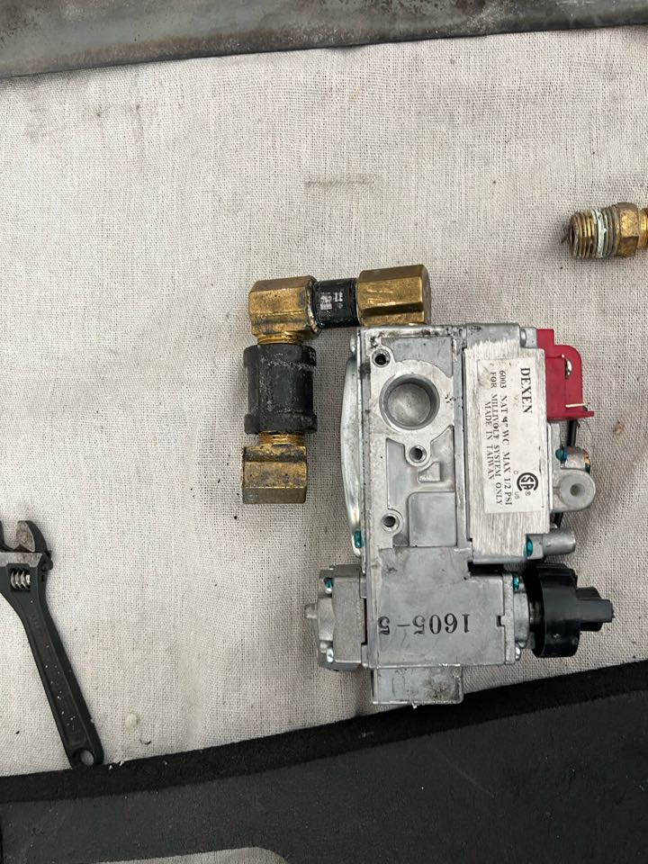 McLean, VA - Replacing gas valve for Patterson gas logs