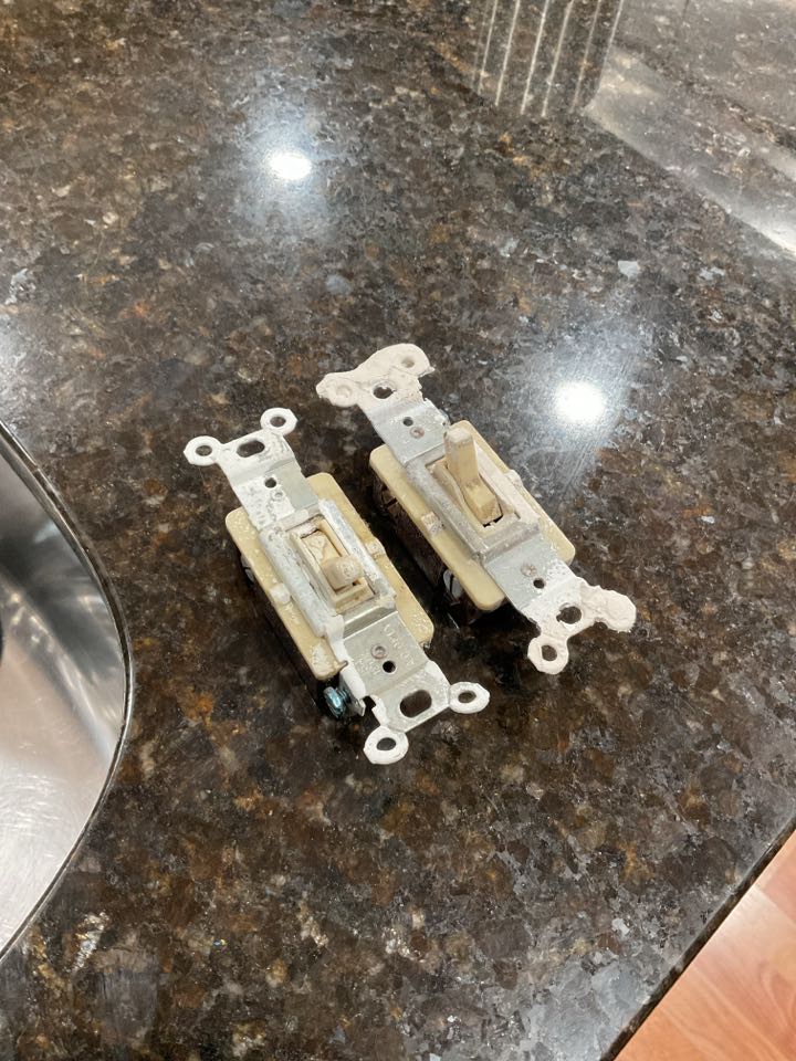 McLean, VA - Electrician, master, electrician, replace light fixture, replace chandelier, light, switch, sparking, replace switch, replace three-way.