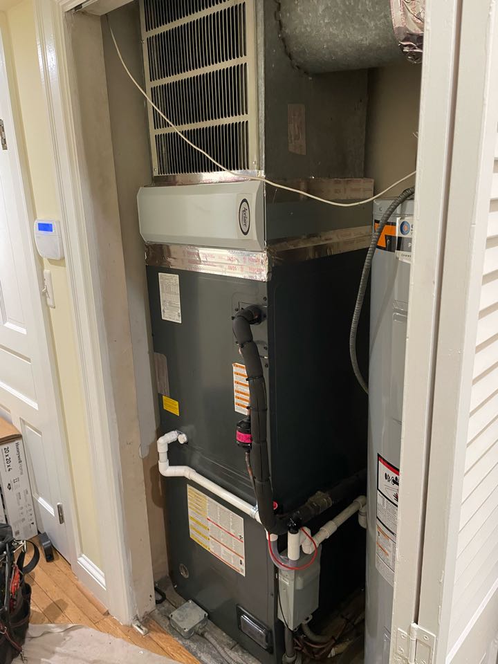 New Install, New Installation, New System, New Air Conditioner, New Ac, New Air Conditioning, Communicating System, Side Discharge Outdoor unit, Puron, Quiet Outdoor. HVAC tax credit, tax rebate. Relocate outdoor units