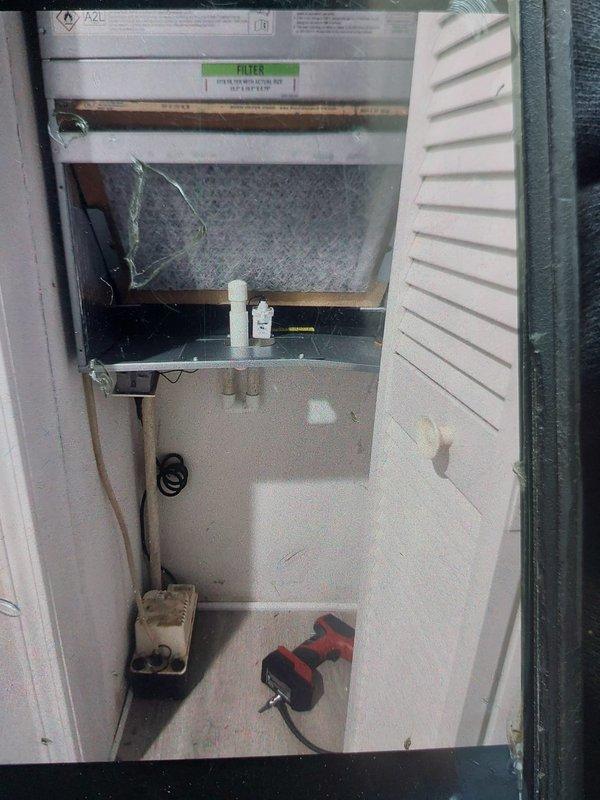 Successfully installed a complete Bryant HVAC system, including a 1.5-ton 15 SEER heat pump (GH5SAN51800W), air handler with 5kW heat pack (FMA5L2400AL), and new thermostat. Connected sheet metal to existing ductwork, flushed refrigerant lines, installed outdoor disconnect and whip, and verified proper system operation with electrical measurements.