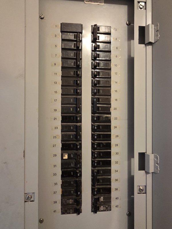 Conducted commercial HVAC replacement estimate at facility. Performed comprehensive site assessment and documented existing electrical infrastructure, including main breaker panel with 42-circuit configuration and secondary disconnect panel in mechanical room. Evaluated electrical capacity and compatibility for proposed HVAC equipment replacement, photographed current electrical connections and panel conditions to support equipment sizing recommendations.