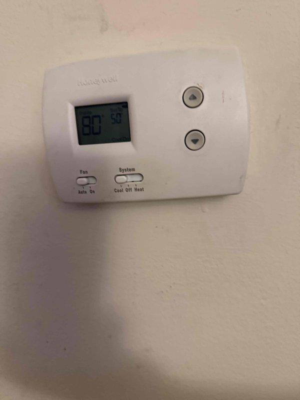 Completed commercial HVAC warranty service by replacing defective evaporator coil and dissipation board with sensor on unit FMA5X24. Retrieved replacement components from shop inventory, installed new parts, and verified system operation with thermostat set to 90°F and supply air temperature reading 57.9°F, confirming proper cooling performance.