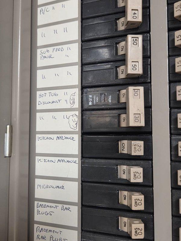Conducted on-site assessment for air conditioning system replacement estimate. Evaluated existing ductless mini-split unit currently installed in residential living space and inspected electrical panel configuration including dedicated 50-amp AC circuit breaker. Documented current system placement, electrical infrastructure, and interior mounting locations to provide comprehensive replacement options and equipment specifications.