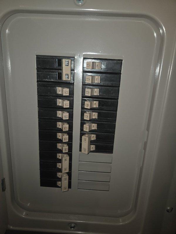 Conducted estimate for air conditioning system experiencing inadequate cooling performance. Evaluated existing HVAC equipment in basement utility area, including forced-air furnace unit and associated ductwork system. Inspected electrical panel to assess current electrical service capacity and circuit breaker configuration for potential system replacement requirements. Documented existing equipment conditions including furnace cabinet, dual cylindrical supply ducts, horizontal return ductwork, and electrical infrastructure. Coordinated estimate details with property owner while meeting with tenant on-site to discuss cooling deficiencies and replacement options.