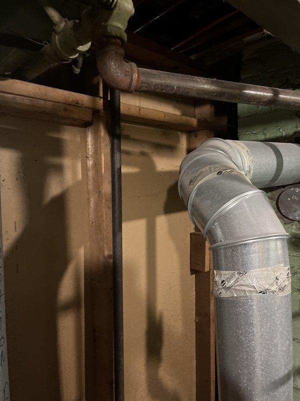 Conducted comprehensive estimate for boiler replacement system in residential property with existing aging heating infrastructure. Customer requested evaluation of alternative heating options and central air conditioning installation possibilities. Assessed current boiler condition, existing ductwork configuration, and mechanical systems layout in basement utility area to provide multiple replacement scenarios and HVAC upgrade recommendations.