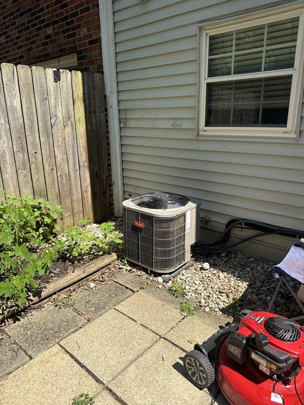 Responded to no cooling call at commercial property. Inspected Bryant furnace system and outdoor condensing unit. Diagnosed system failure, performed necessary repairs to restore cooling operation. Unit tested and confirmed operational upon departure.