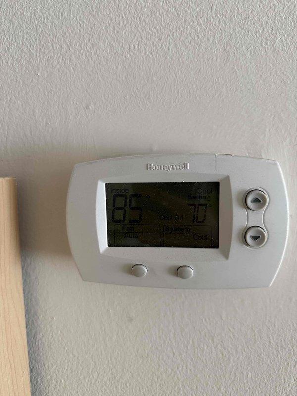 Responded to commercial HVAC warranty call and diagnosed restriction in evaporator coil affecting system performance. Documented temperature differential readings of 62.5°F and verified thermostat operation. Determined coil replacement required to restore proper refrigerant flow and system efficiency.