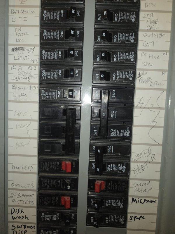 Conducted site assessment for heat pump replacement estimate on Unit 6 at commercial facility. Documented existing HVAC system configuration including ceiling-mounted supply vent location, electrical panel circuit identification for A/C unit, and verified electrical service capacity for replacement equipment installation.