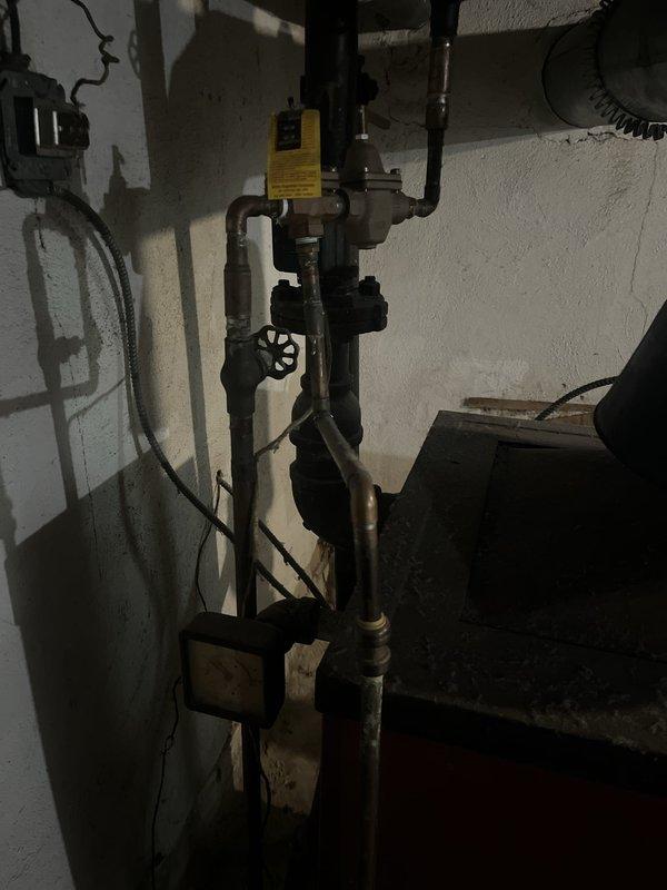 Conducted comprehensive assessment of existing boiler system in commercial 4-family building for replacement estimate. Inspected deteriorated mechanical assembly revealing heavily corroded galvanized and copper piping, aged valves with significant rust and oxidation, compromised electrical connections, and overall system infrastructure showing extensive wear requiring full replacement to ensure safe and reliable heating operation.